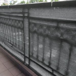 Heckermann Zestaw Osłona balkonowa 1x5m Heckermann - Szara + Opaski zaciskowe 50szt - Szare 3