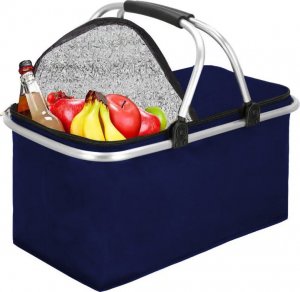 Heckermann Kosz piknikowy 30L Granatowy 5