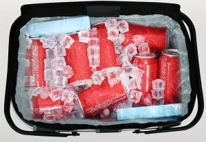 Heckermann Kosz piknikowy 30L Granatowy 9