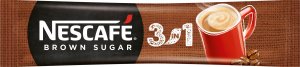 Nestle Nescaf 3in1 Brown Sugar Rozpuszczalny napój kawowy 165 g (10 x 16,5 g) 3