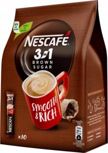 Nestle Nescaf 3in1 Brown Sugar Rozpuszczalny napój kawowy 165 g (10 x 16,5 g) 4