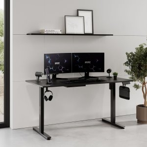 Biurko SENSE7 Nojo Black 140 cmx70 cm Black 2