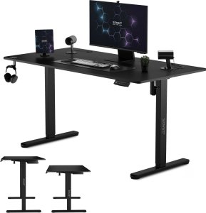 Biurko SENSE7 Nojo Black 140 cmx70 cm Black 5