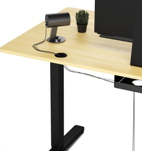 Biurko SENSE7 Nojo Sosna 140 cmx70 cm Black Pine 10