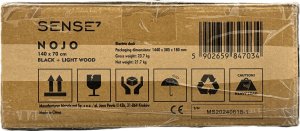 Biurko SENSE7 Nojo Sosna 140 cmx70 cm Black Pine 12