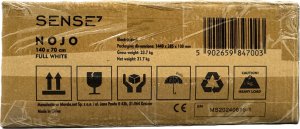 Biurko SENSE7 Nojo Białe 140 cmx70 cm White 15