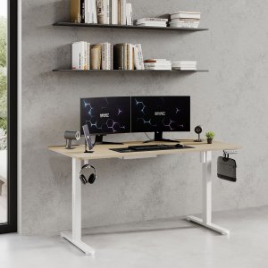 Biurko SENSE7 Nojo Sosna 140 cmx70 cm White Pine 2