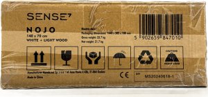 Biurko SENSE7 Nojo Sosna 140 cmx70 cm White Pine 15