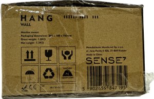 SENSE7 Uchwyt do ściany na monitor 17"-32" HANG WALL 18