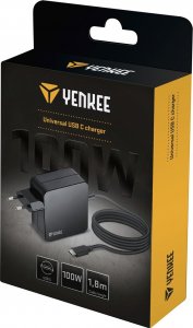 Ładowarka Yenkee Zasilacz do Smartfonów, Tabletów, Laptopów 100W Power Delivery 2