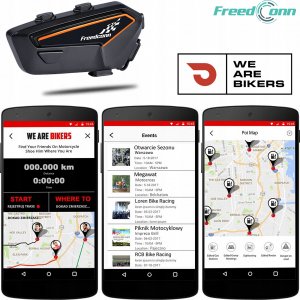 Słuchawki Freed Conn Interkom motocyklowy FreenConn F1 V2 EU 8