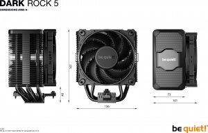Chłodzenie CPU be quiet! Dark Rock 5 (BK035) 8
