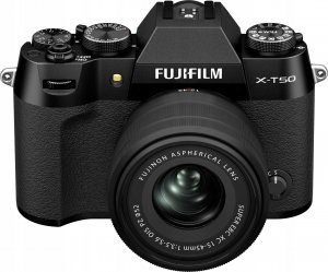 Lustrzanka Fujifilm Sisteminis fotoaparatas FUJIFILM X-T50/XC15-45mmF3.5-5.6 OIS PZ Juodas (juodas) 4