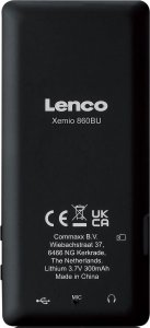 Lenco Xemio-860 Odtwarzacz MP4 z wyświetlaczem akumulator BT 8GB niebieski 3