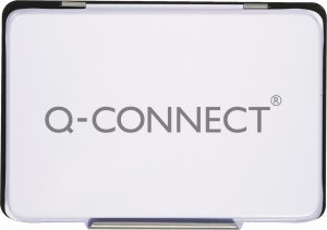 Q-Connect Poduszka do stempli Q-CONNECT, z tuszem, 110x70mm, metalowa, czarna 3