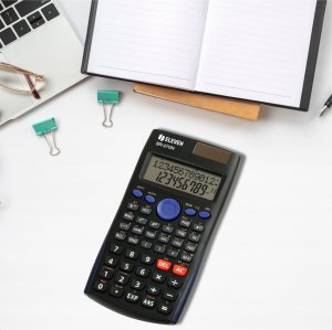 Kalkulator Eleven ELEVEN kalkulator naukowy czarny, zasilanie bateryjne i solarne SR270N 10