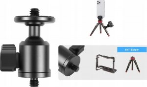 Głowica Puluz GŁowica Kulowa 3d Na Gwint 1/4"" Do Gimbala Na Akcesoria / Pu3090b 5