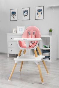 Caretero KRZESEŁKO DO KARMIENIA TUVA PINK 31