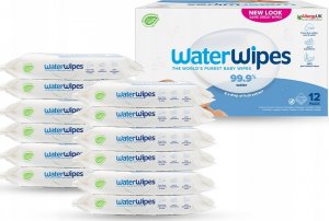WaterWipes Chusteczki nawilżane BIO* 12x60 szt. 12