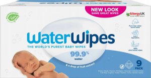 WaterWipes Chusteczki nawilżane BIO 9x60 szt. 2