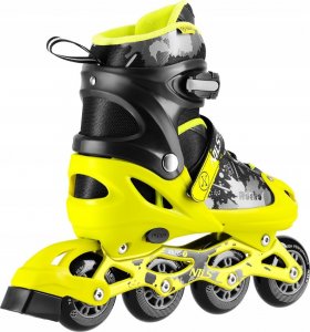 Rolki Nils Extreme NA18137A rekreacyjne regulowane żółte r. 31-34 3