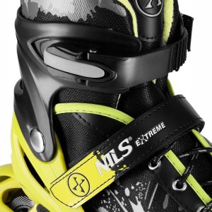 Rolki Nils Extreme NA18137A rekreacyjne regulowane żółte r. 31-34 5