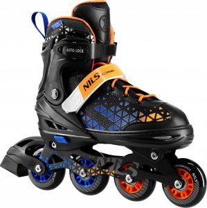 Rolki Nils Extreme NH18190A z wymienną płozą regulowane czarne r. 39-43 3