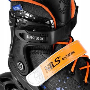 Rolki Nils Extreme NH18190A z wymienną płozą regulowane czarne r. 39-43 7