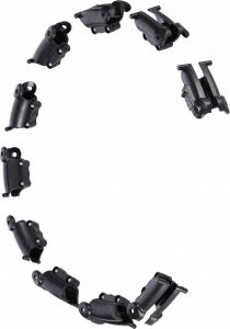 HMS HHW11 PLUS SIZE HULA HOP BLACK Z WYPUSTKAMI I OBCIĄŻNIKIEM 14