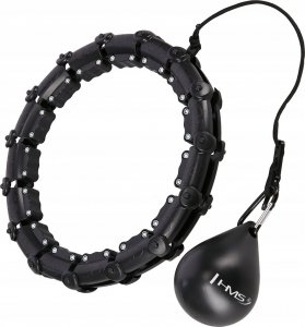 HMS HHW11 PLUS SIZE HULA HOP BLACK Z WYPUSTKAMI I OBCIĄŻNIKIEM 4