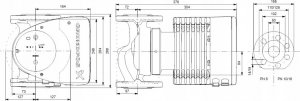 Grundfos Pompa obiegowa MAGNA1 50-80 F 240 1x230V PN6/10 2