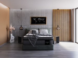 Hilding Materac Otello DeLuxe Edition by hybrydowy ROZMIAR: 180x200 cm, POKROWIEC: Modern 2