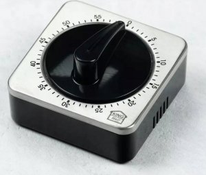 Minutnik KingHoff Mechaniczny Czarny (KH-1676) 5