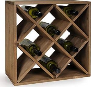 Kesper Stojak na wino wykonany z drewna sosnowego 11