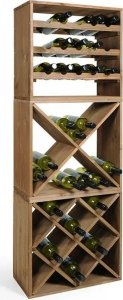 Kesper Stojak na wino wykonany z drewna sosnowego 3