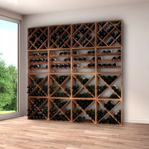Kesper Stojak na wino wykonany z drewna sosnowego 6