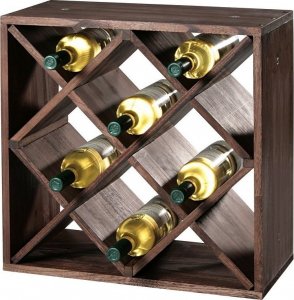 Kesper Stojak na wino wykonany z drewna sosnowego 10