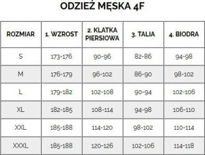 Kurtka narciarska męska 4f Kurtka narciarska męska 4F M307 czarna 4FAW23TTJAM307 20S S 3