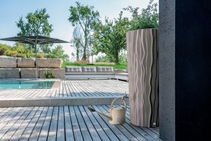 Prosperplast ZBIORNIK POJEMNIK NA WODĘ DESZCZÓWKĘ ALANA FLOWER 160L ANTRACYT 5