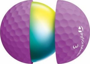 Taylor Made morele Piłki golfowe TAYLOR MADE KALEA 2022, (purple-fioletowy mat, 12 szt.) 4
