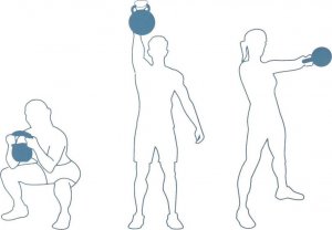 Kettlebell Umbro bitumiczny 2 kg 2