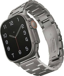 Uniq UNIQ pasek Osta Apple Watch 42/44/45/ 49mm Series 1/2/3/4/5/6/7/8/9/SE/SE2/Ultra/Ultra 2 Stainless Steel srebrny/titanium silver 9
