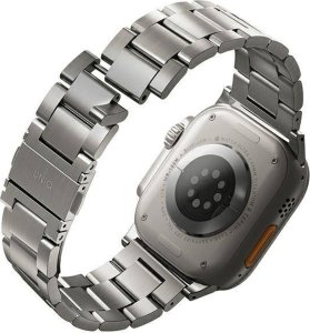Uniq UNIQ pasek Osta Apple Watch 42/44/45/ 49mm Series 1/2/3/4/5/6/7/8/9/SE/SE2/Ultra/Ultra 2 Stainless Steel srebrny/titanium silver 10