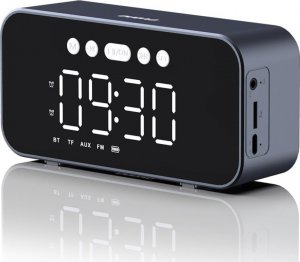 Głośnik Dudao Bezprzewodowy głośnik Dudao Y17 zegarek, budzik, 1200mAh, AUX, FM, BT 5.3 srebrny 10