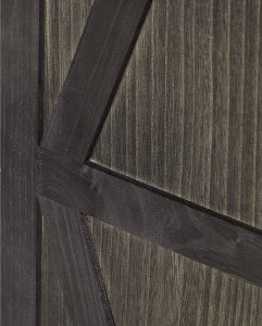 Beliani 4-panelowy składany parawan pokojowy drewniany 170 x 163 cm ciemnobrązowy RIDANNA 7