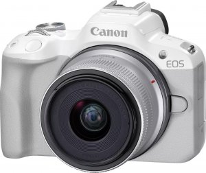 Aparat Canon EOS R50 biały + RF-S 18-45mm f/4.5-6.3 IS STM (5812C013) 2