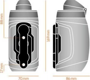 Fidlock Twist Bottle 450 + Bottle Connector clear black 4