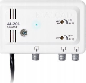 Alcad Wzmacniacz antenowy szerokopasmowy 2 wejścia AI-201 ALCAD 3