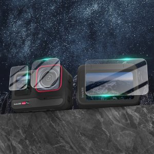 Osłona na obiektyw SunnyLife Zestaw Osłon 6x Osłona Na Obiektyw + 2x Ekran Lcd Kamera Insta360 Ace Pro / Ist-bhm752-2 5