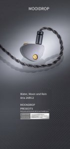 Słuchawki Moondrop Aria 2 - Dynamiczne IEM Hi-Fi 7